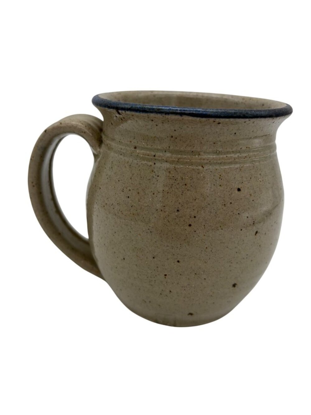 1995 Studio Pottery Westminster Massachusetts Stoneware Mug Blue Decor Handmade - Picture 4 of 6